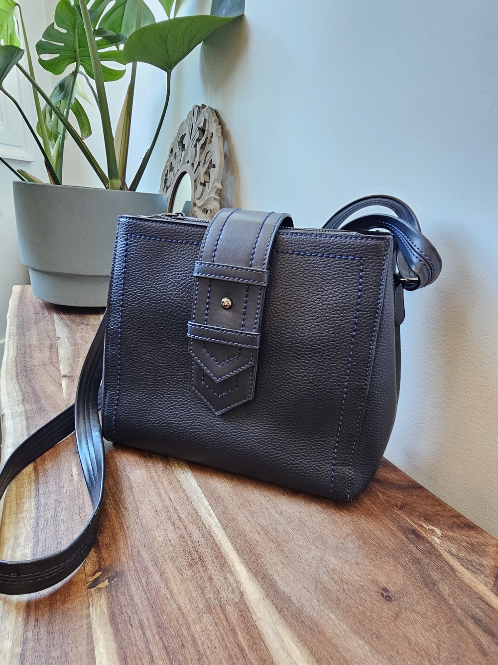 Navy Crossbody Bag